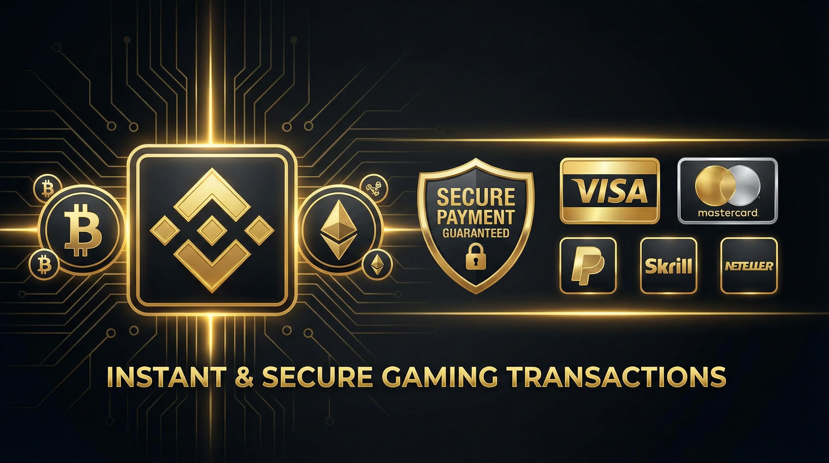 财神捕鱼支持的支付方式包括币安、比特币、以太坊、Visa、Mastercard等